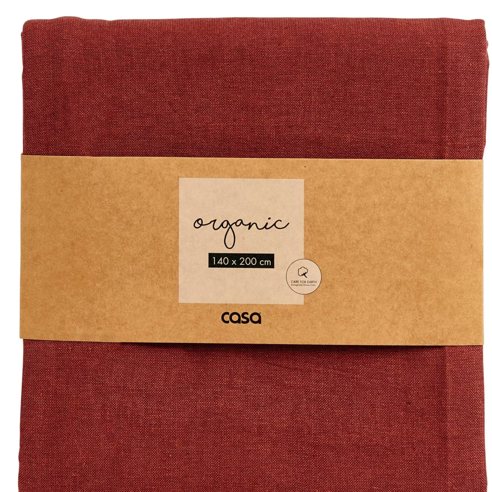 CASA Organic Mantel Rojo Fashion