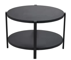 CASA Ovala Mesita De Salon Negro Best Sale