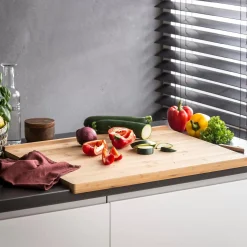 CASA Panda Tabla De Cortar Para Encimera Natural Discount