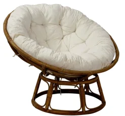 CASA Papasan Silla Natural, Blanco Apagado Sale