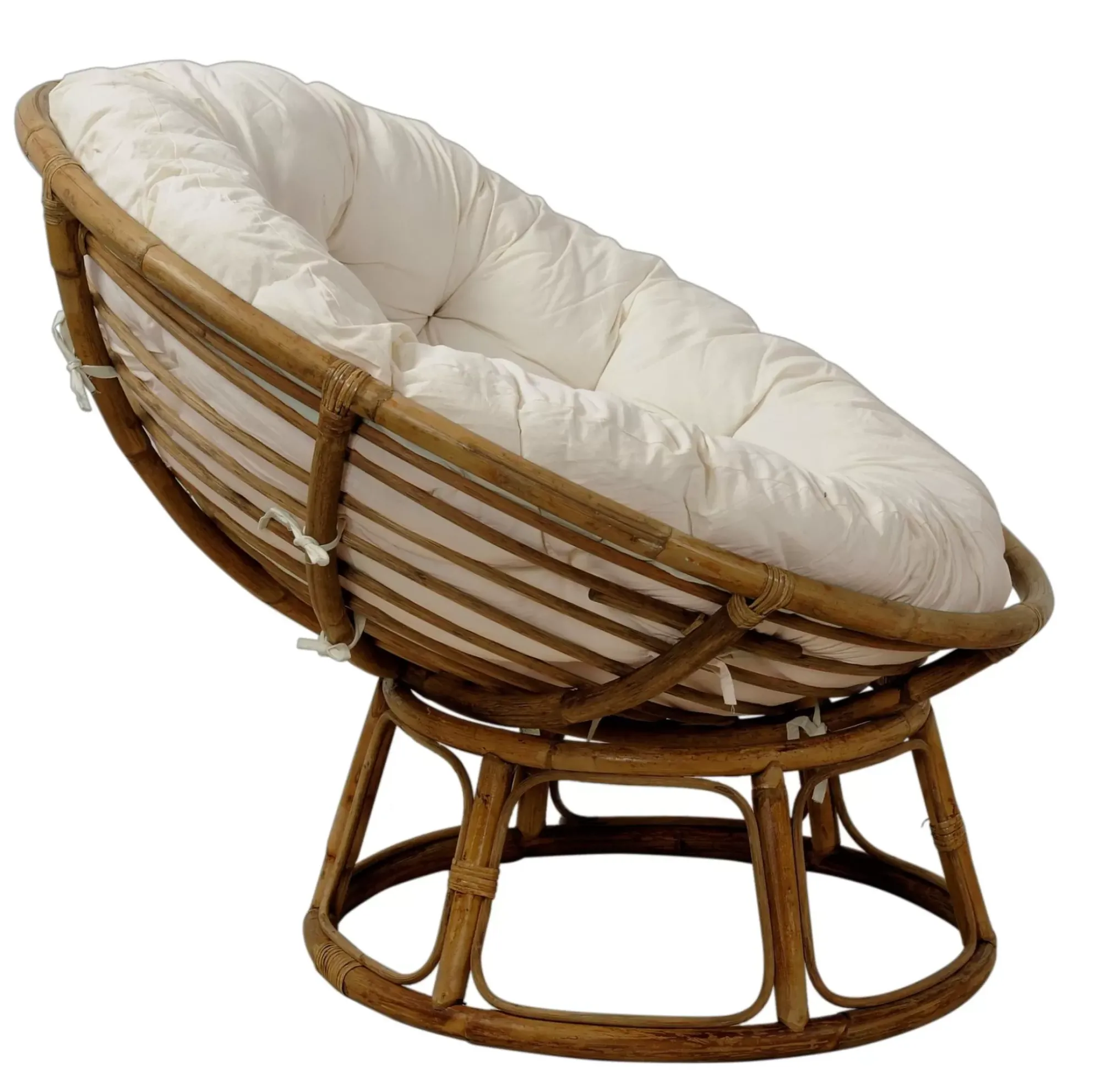 CASA Papasan Silla Natural, Blanco Apagado Sale