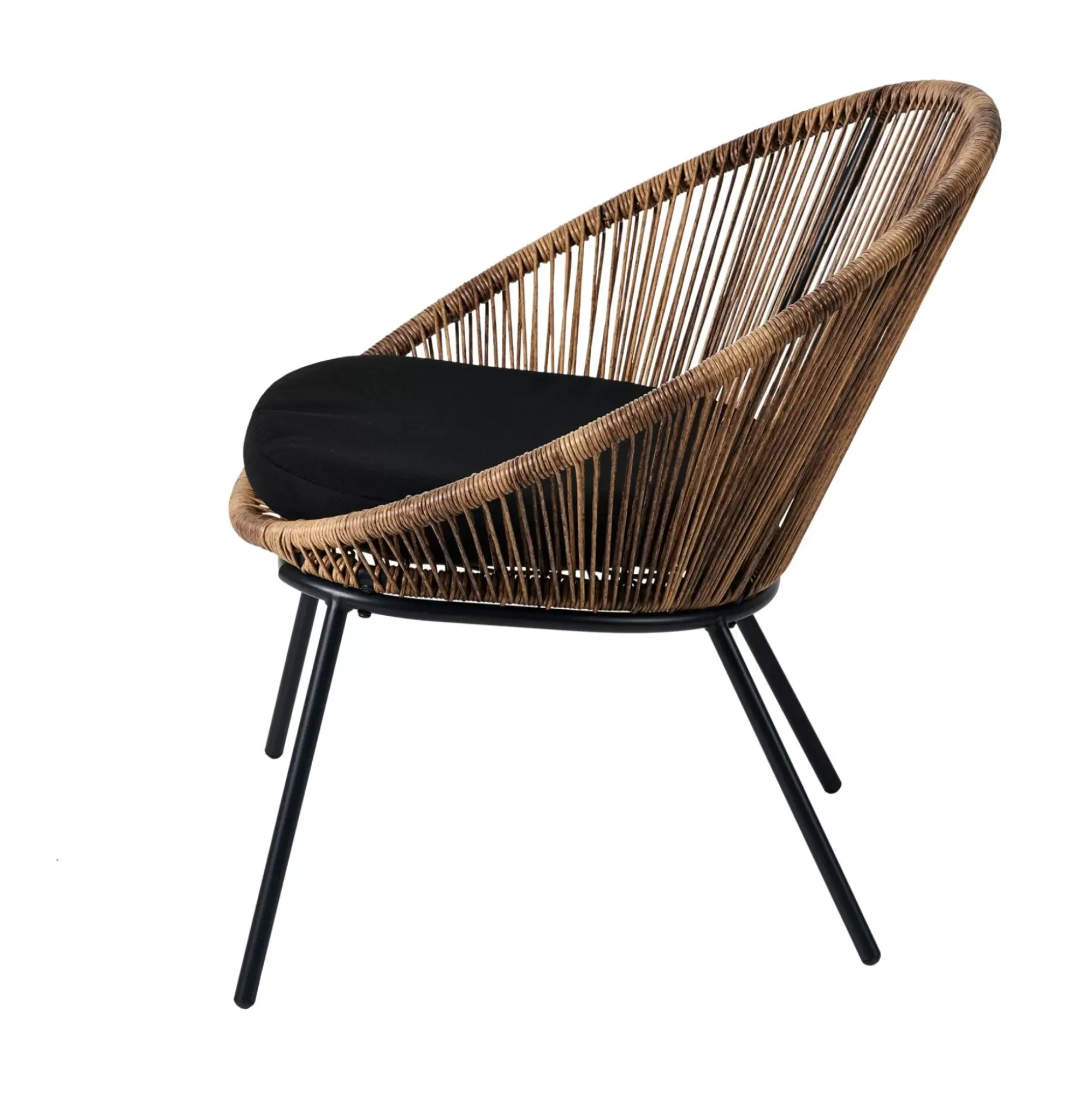 CASA Papayo Silla Lounge Con Cojin Natural Flash Sale