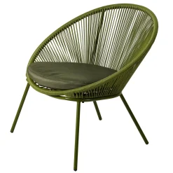 CASA Papayo Silla Lounge Con Cojin Verde Cheap