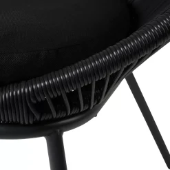 CASA Papayo Silla Lounge Negro Outlet