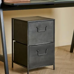 CASA Pharma Cajonera 2 Cajones Negro Sale