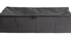 CASA Rango Caja De Almacenaje Con Cierre De Cremallera Gris Oscuro Shop