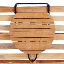 CASA Rava Mesa Plegable Mesa P/Balcon Natural Flash Sale