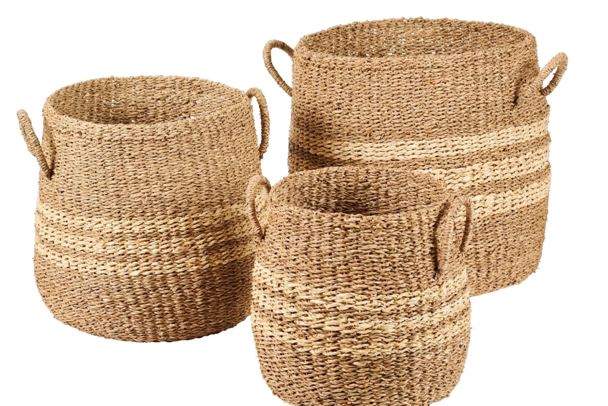 CASA Rayas Cesta L Natural Cheap