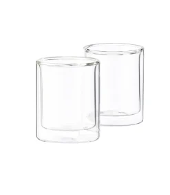 CASA Relax Vaso De Doble Pared Juego De 2 Transparente Flash Sale