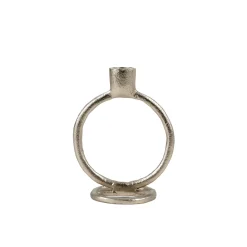 CASA Rings Candelabro Plateado Best Sale
