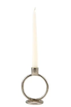 CASA Rings Candelabro Plateado Best Sale