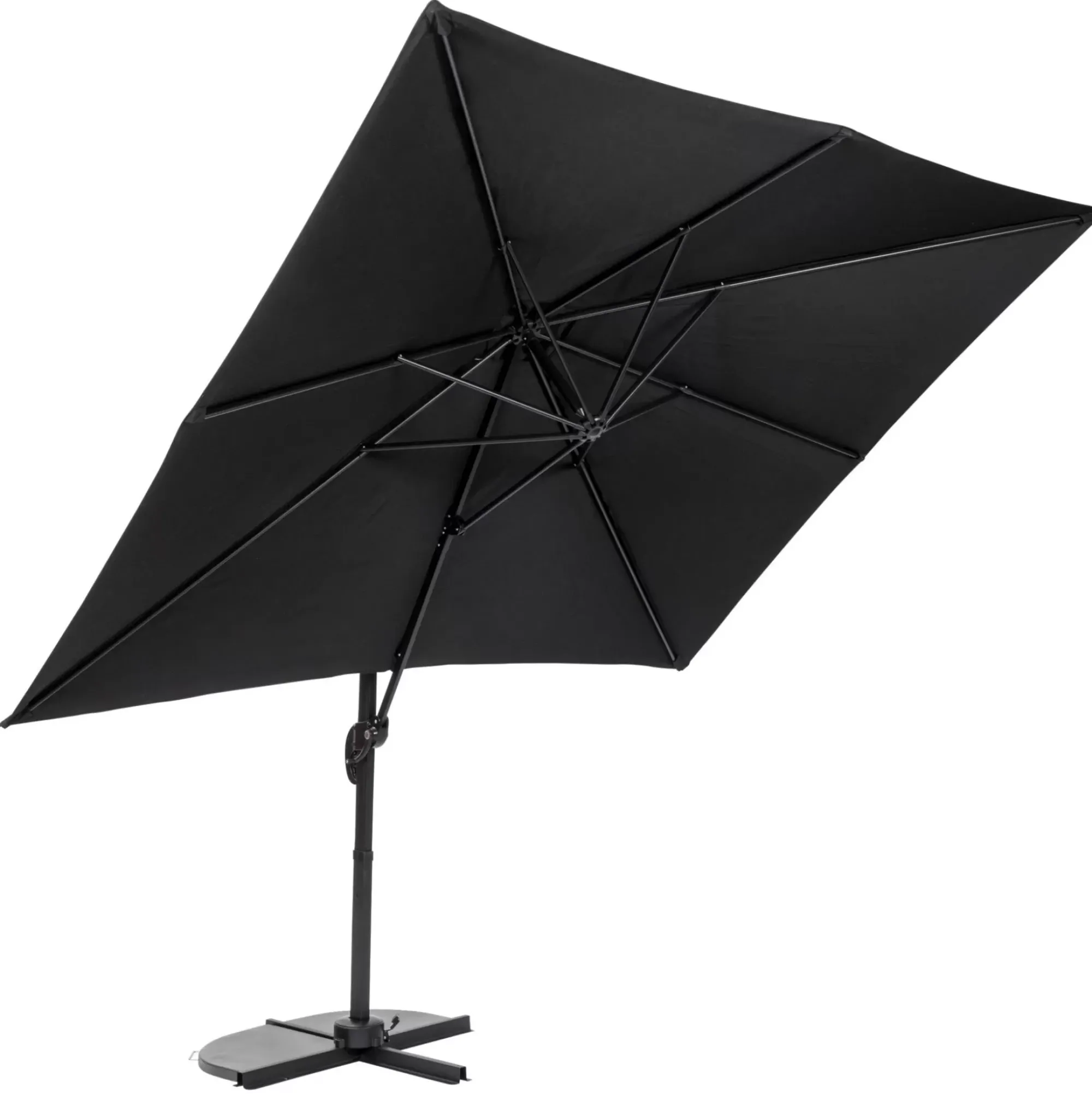 CASA Riva Parasol Colgante Sin Pie Negro Discount