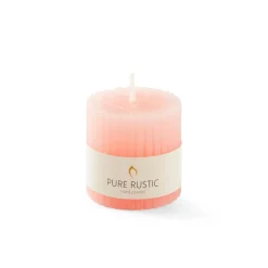 CASA Rustic Vela Estriada Naranja Store