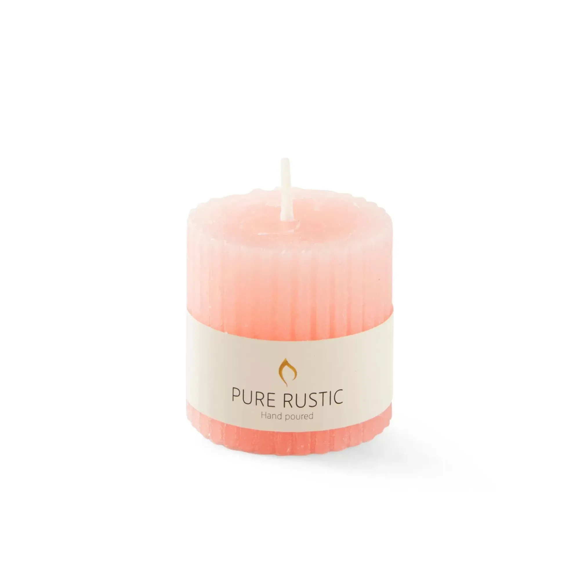 CASA Rustic Vela Estriada Naranja Store