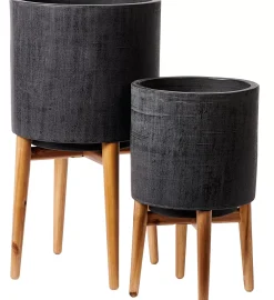 CASA Scuro Macetero Negro Best Sale