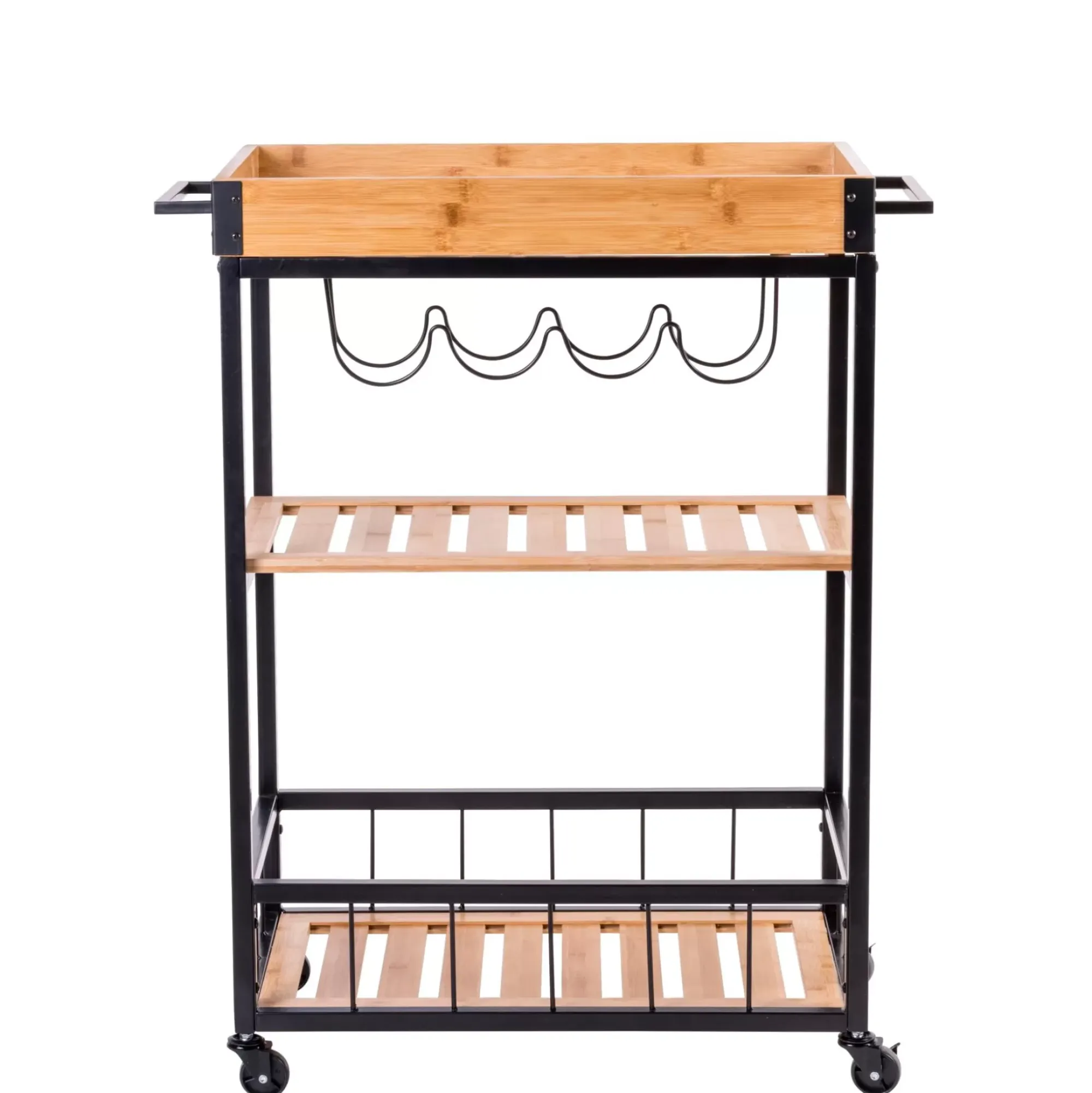 CASA Selmo Carrito De Cocina Natural Shop