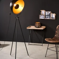 CASA Soleil Lampara De Pie Negro Shop