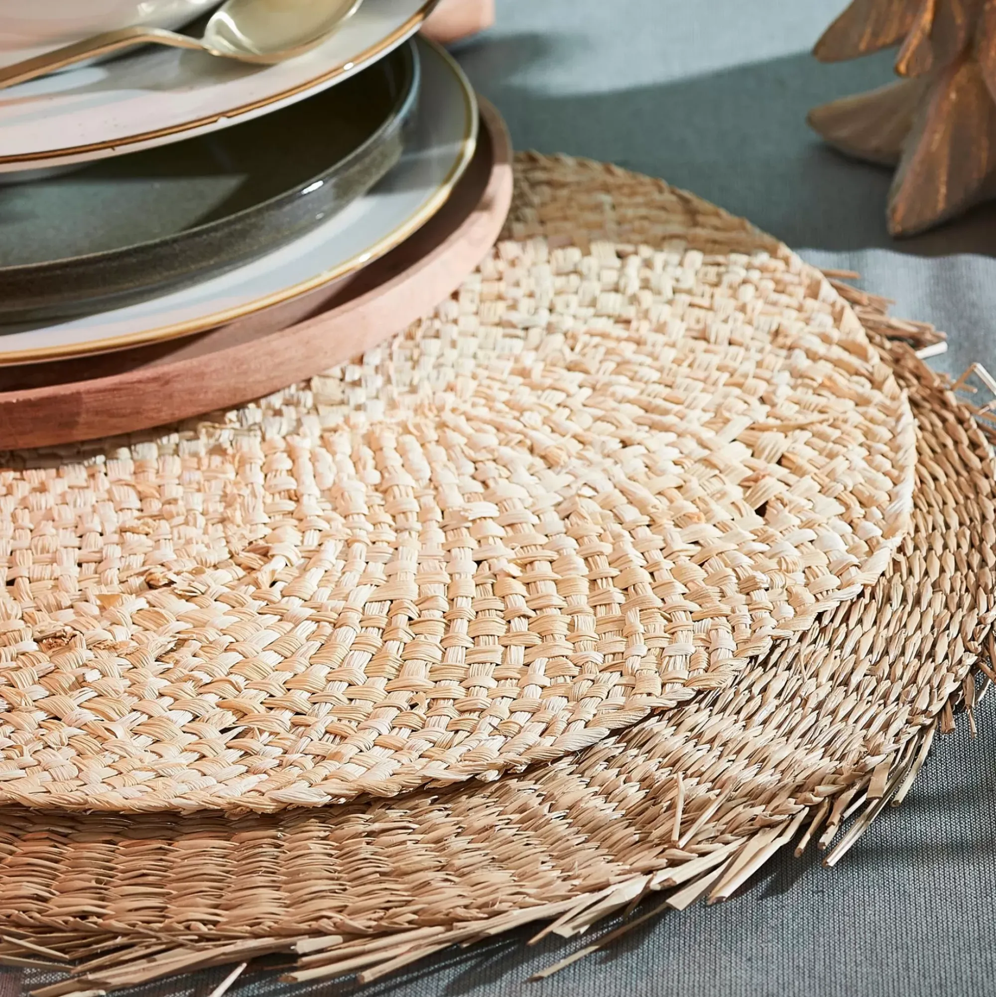 CASA Soleil Mantel Individual Natural New