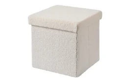 CASA Stor Puf Plegable Funcion Almac. Blanco Best Sale