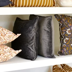 CASA Suave Funda Para Cojin Gris Oscuro Hot