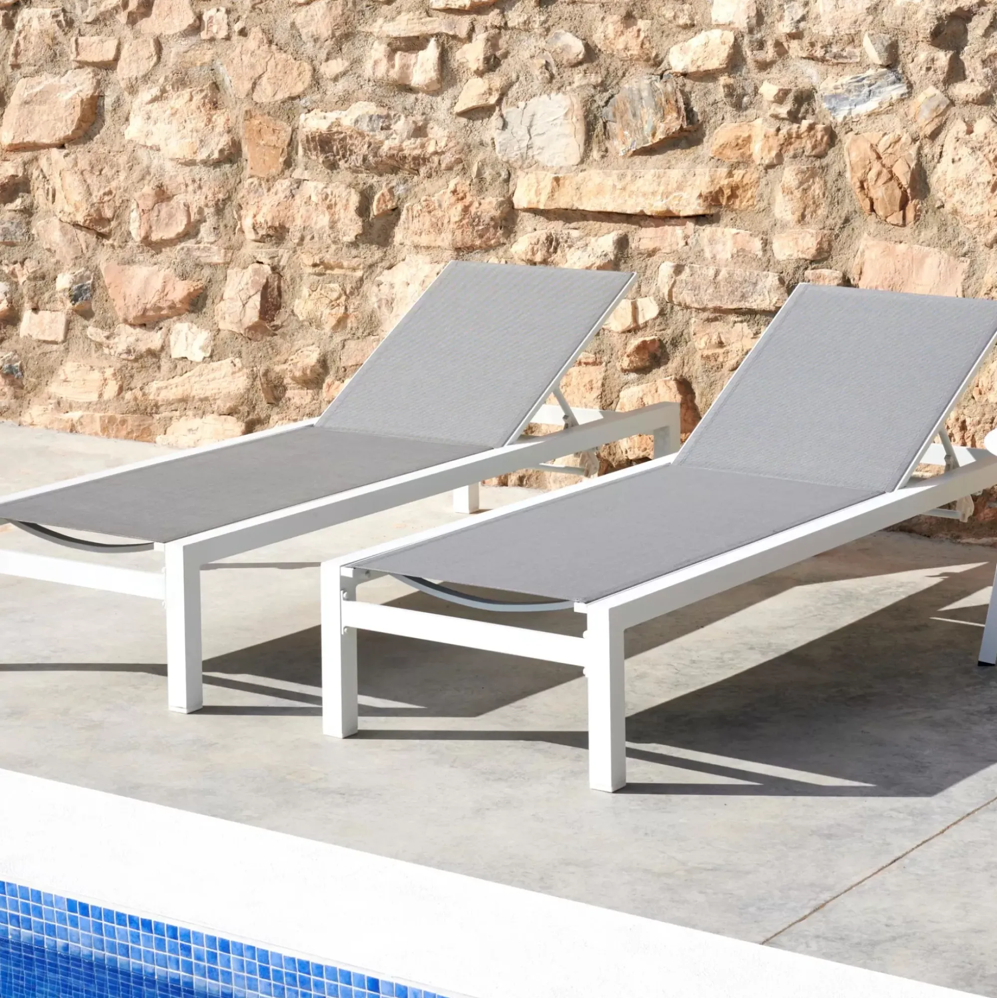 CASA Sydney Tumbona Blanco Cheap