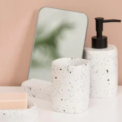 CASA Terrazzo Sop. Cepillo Dientes Blanco Sale