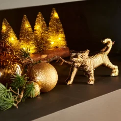 CASA Tiger Tigre Decorativa Dorado Outlet