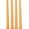 CASA Twist Velas Retorcidas Juego De 4 Naranja Best