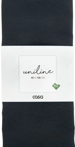 CASA Uniline Camino De Mesa Negro Best