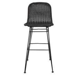 CASA Vienna Silla De Bar Negro New