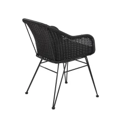 CASA Vienna Silla De Comedor Asiento Negro Flash Sale