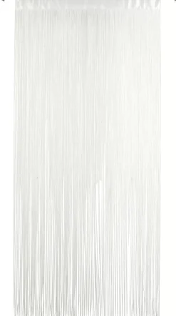CASA White Cortina De Flecos Blanco Discount