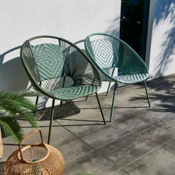 CASA Yuma Silla Lounge Verde Clearance