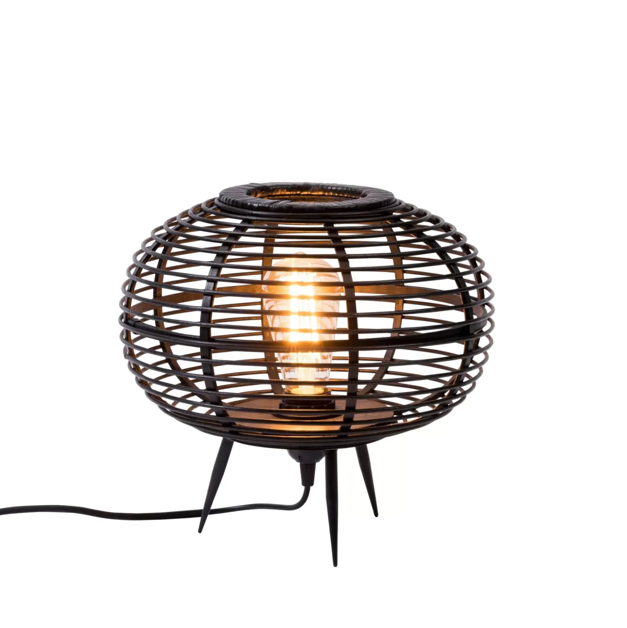 CASA Zanzi Lampara De Mesa E27 Negro Sale